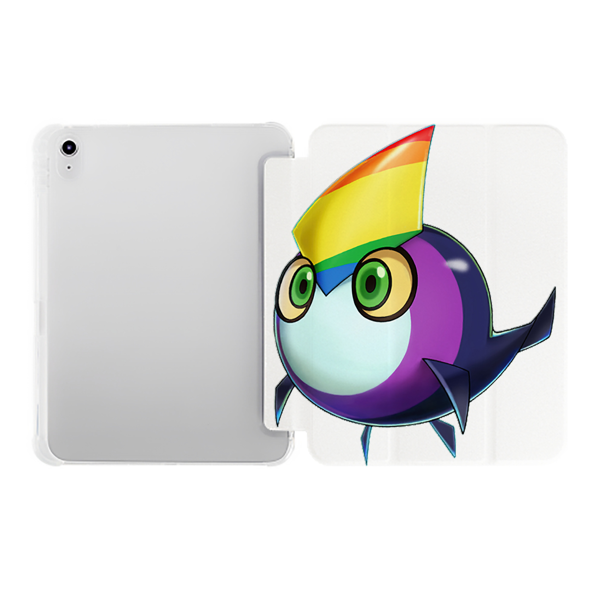 （画像用） 遊☆戯☆王 Yu-Gi-Oh! IPad ケース ペン収納付き 三つ折りスタンド PUレザー×シリコン 対応機種9.5/10.5/10.9インチ